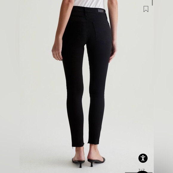 AG Adriano Goldschmied Farrah Black Skinny Jeans - Picture 4 of 9